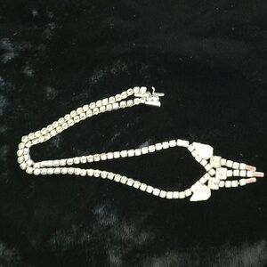 Vintage Art Deco Rhinestone Necklace